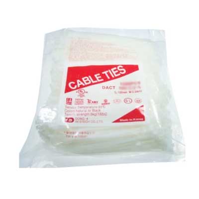 동아 케이블타이 450mm 100개단위 흰색 CABLE TIES