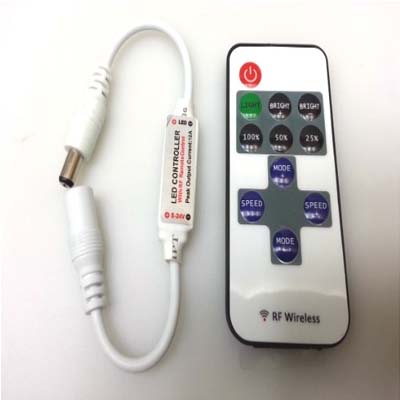단일 색상 스트립 Controlers DC 12V 11 키 RF리모콘 컨트롤러 / DC 12V 11 Keys RF Remote contoroller Dimmer
